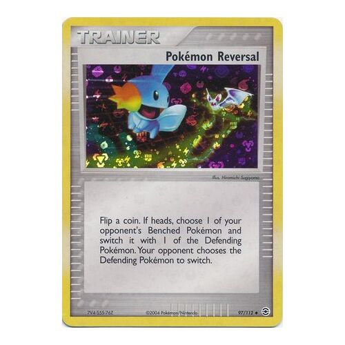 Pokemon Reversal 97/112 EX Fire Red & Leaf Green Reverse Holo Uncommon Trainer Pokemon Card NEAR MINT TCG