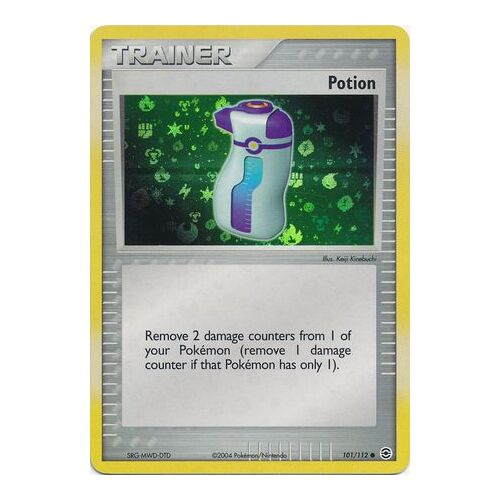 Potion 101/112 EX Fire Red & Leaf Green Reverse Holo Uncommon Trainer Pokemon Card NEAR MINT TCG