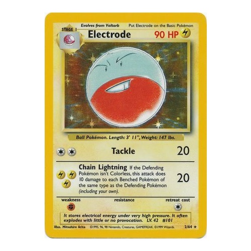 Electrode 2/64 Jungle Set No Set Symbol Misprint Unlimited