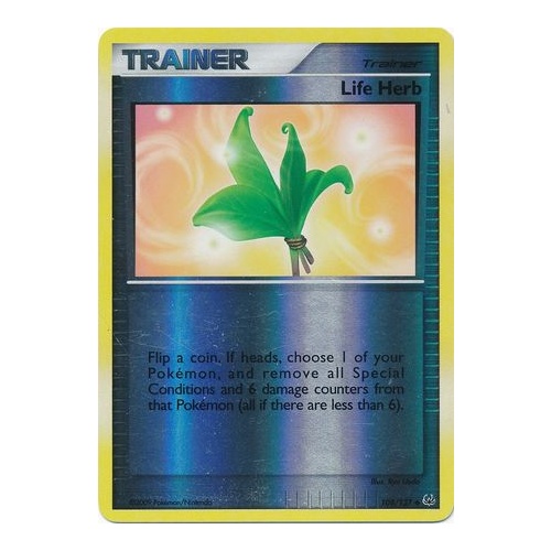 Life Herb 108/127 Platinum Base Set Reverse Holo Uncommon Trainer Pokemon Card NEAR MINT TCG