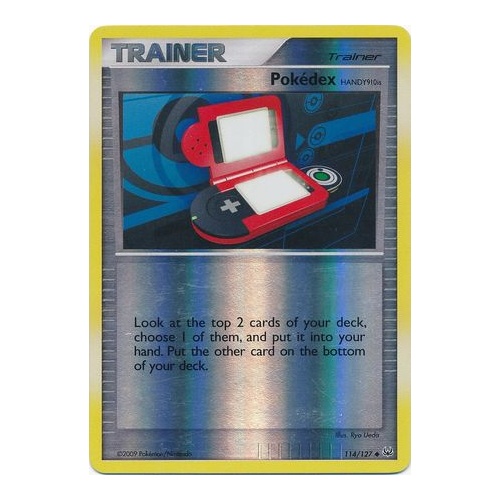 Pokedex Handy 910is 114/127 Platinum Base Set Reverse Holo Uncommon Trainer Pokemon Card NEAR MINT TCG