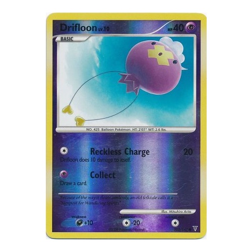 Drifloon 103/147 Platinum Supreme Victors Reverse Holo Common Pokemon Card NEAR MINT TCG