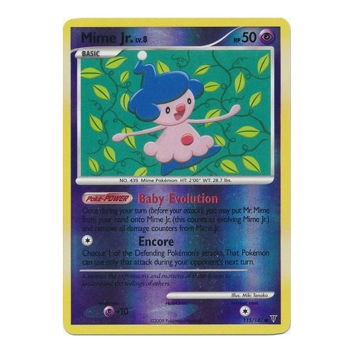 Mime Jr. 115/147 Platinum Supreme Victors Reverse Holo Common Pokemon Card NEAR MINT TCG