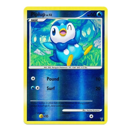 Piplup 121/147 Platinum Supreme Victors Reverse Holo Common Pokemon Card NEAR MINT TCG