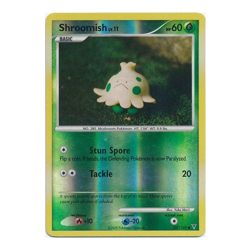 Shroomish 127/147 Platinum Supreme Victors Reverse Holo Common Pokemon Card NEAR MINT TCG