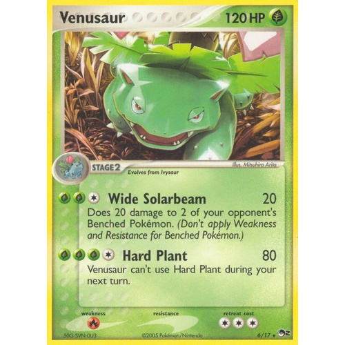 Venusaur 6/17 POP Series 2 Rare Pokemon Card NEAR MINT TCG