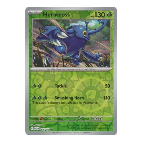 Heracross 006/167 SV Paldea Evolved Reverse Holo Uncommon Pokemon Card NEAR MINT TCG