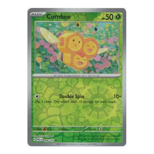 Combee 008/167 SV Paldea Evolved Reverse Holo Common Pokemon Card NEAR MINT TCG