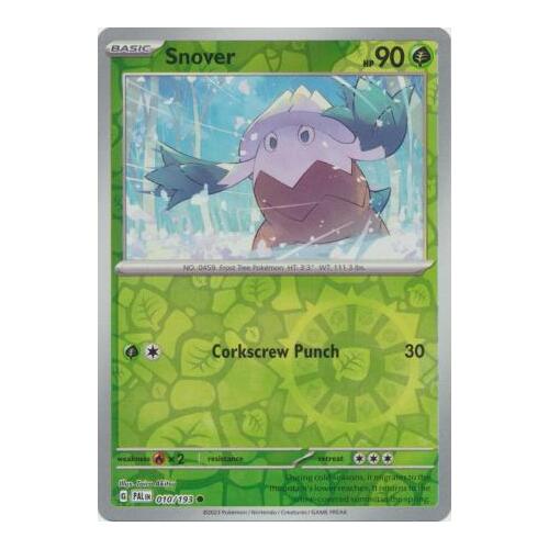 Snover 010/167 SV Paldea Evolved Reverse Holo Common Pokemon Card NEAR MINT TCG