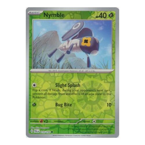 Nymble 019/167 SV Paldea Evolved Reverse Holo Common Pokemon Card NEAR MINT TCG