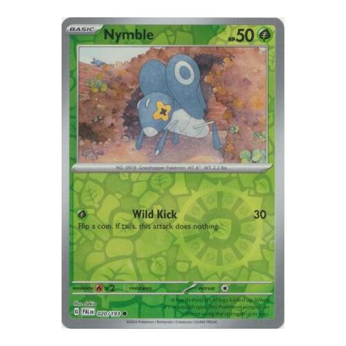 Nymble 020/167 SV Paldea Evolved Reverse Holo Common Pokemon Card NEAR MINT TCG