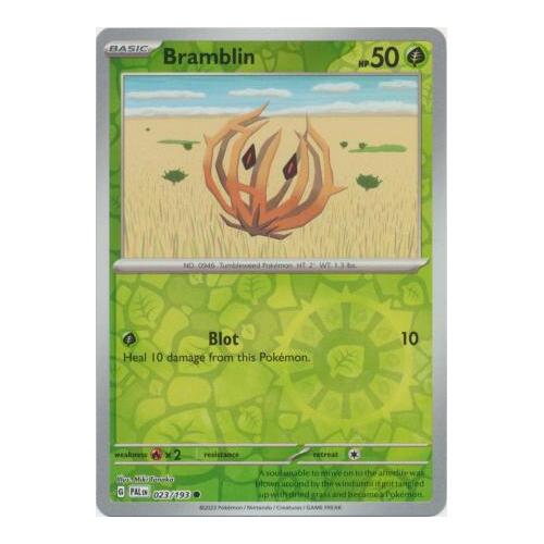 Bramblin 023/167 SV Paldea Evolved Reverse Holo Common Pokemon Card NEAR MINT TCG