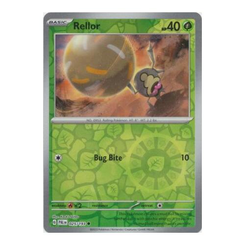 Rellor 025/167 SV Paldea Evolved Reverse Holo Common Pokemon Card NEAR MINT TCG