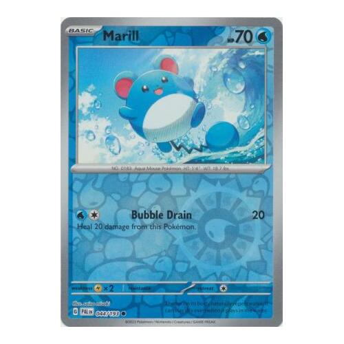 Marill 044/167 SV Paldea Evolved Reverse Holo Common Pokemon Card NEAR MINT TCG