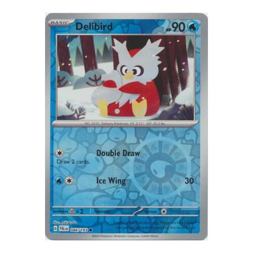 Delibird 046/167 SV Paldea Evolved Reverse Holo Common Pokemon Card NEAR MINT TCG