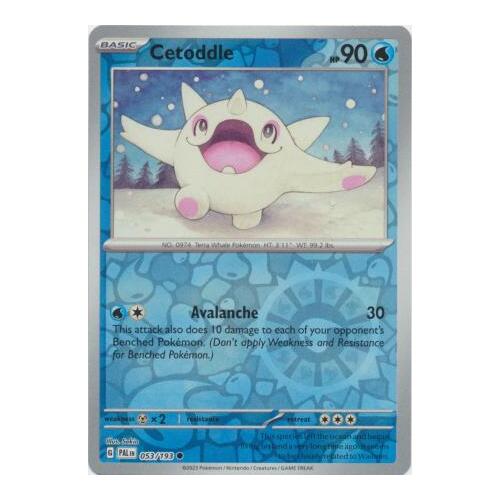 Cetoddle 053/167 SV Paldea Evolved Reverse Holo Common Pokemon Card NEAR MINT TCG