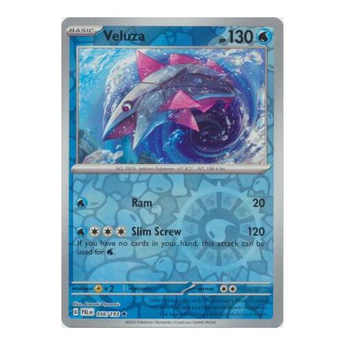 Veluza 056/167 SV Paldea Evolved Reverse Holo Rare Pokemon Card NEAR MINT TCG