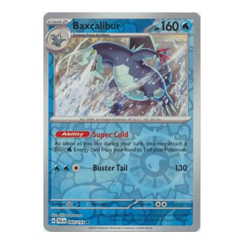 Baxcalibur 060/167 SV Paldea Evolved Reverse Holo Rare Pokemon Card NEAR MINT TCG