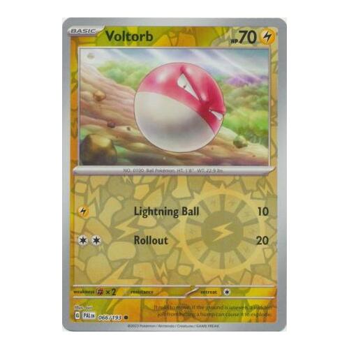 Voltorb 066/167 SV Paldea Evolved Reverse Holo Common Pokemon Card NEAR MINT TCG