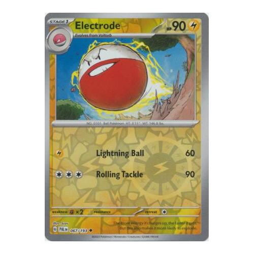 Electrode 067/167 SV Paldea Evolved Reverse Holo Uncommon Pokemon Card NEAR MINT TCG