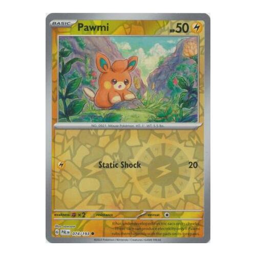 Pawmi 074/167 SV Paldea Evolved Reverse Holo Common Pokemon Card NEAR MINT TCG