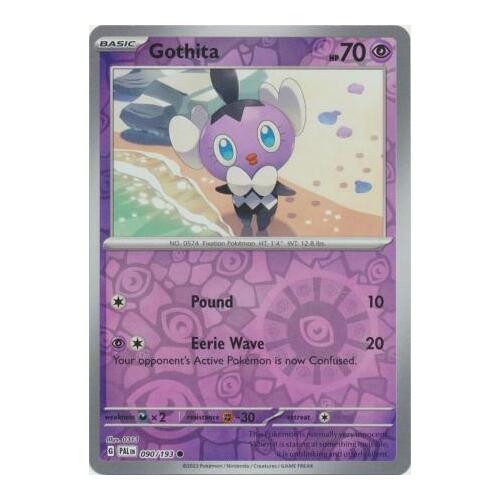 Gothita 090/167 SV Paldea Evolved Reverse Holo Common Pokemon Card NEAR MINT TCG