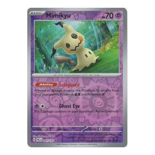 Mimikyu 097/167 SV Paldea Evolved Reverse Holo Rare Pokemon Card NEAR MINT TCG