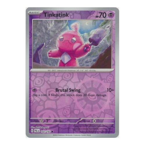 Tinkatink 102/167 SV Paldea Evolved Reverse Holo Common Pokemon Card NEAR MINT TCG