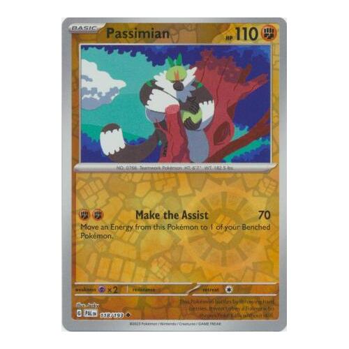 Passimian 118/167 SV Paldea Evolved Reverse Holo Uncommon Pokemon Card NEAR MINT TCG