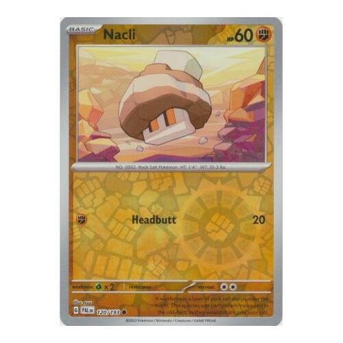 Nacli 120/167 SV Paldea Evolved Reverse Holo Common Pokemon Card NEAR MINT TCG