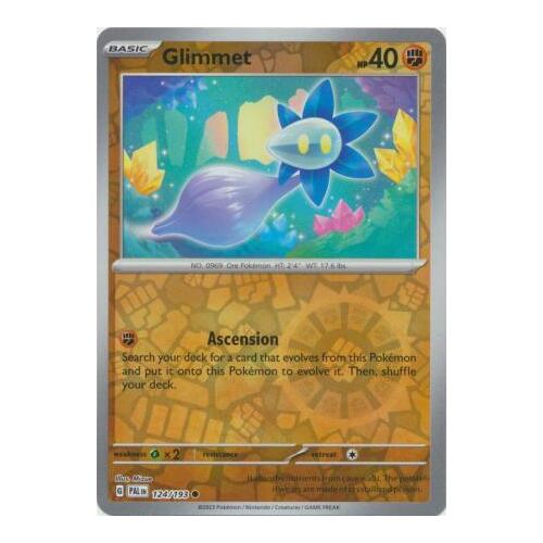 Glimmet 124/167 SV Paldea Evolved Reverse Holo Common Pokemon Card NEAR MINT TCG