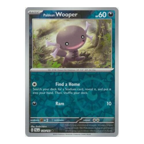 Paldean Wooper 128/167 SV Paldea Evolved Reverse Holo Common Pokemon Card NEAR MINT TCG