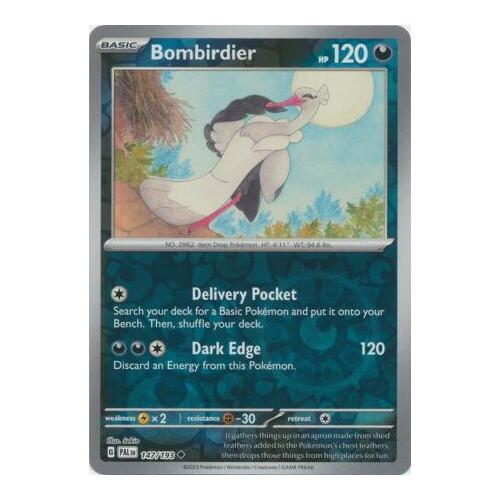 Bombirdier 147/167 SV Paldea Evolved Reverse Holo Uncommon Pokemon Card NEAR MINT TCG