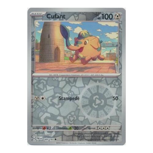 Cufant 149/167 SV Paldea Evolved Reverse Holo Common Pokemon Card NEAR MINT TCG