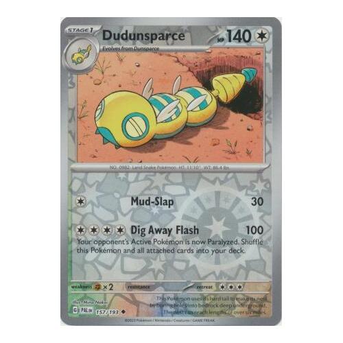 Dundunsparce 157/167 SV Paldea Evolved Reverse Holo Uncommon Pokemon Card NEAR MINT TCG