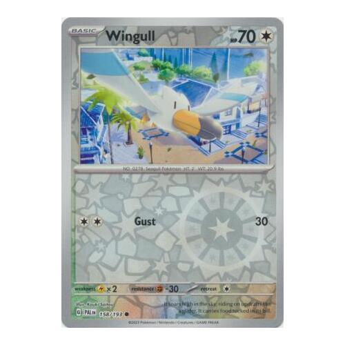 Wingull 158/167 SV Paldea Evolved Reverse Holo Common Pokemon Card NEAR MINT TCG