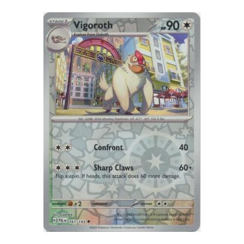 Vigoroth 161/167 SV Paldea Evolved Reverse Holo Uncommon Pokemon Card NEAR MINT TCG