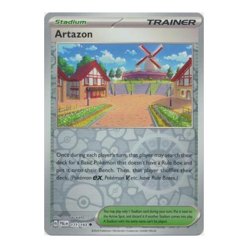 Artazon 171/167 SV Paldea Evolved Reverse Holo Uncommon Trainer Pokemon Card NEAR MINT TCG