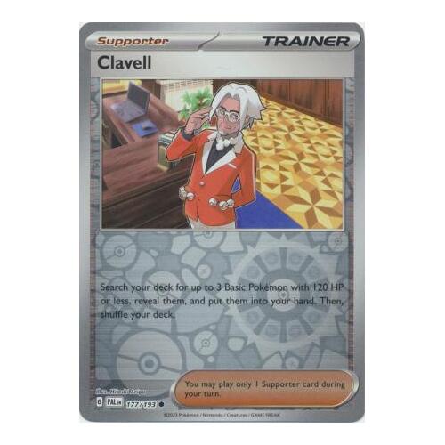 Clavell 177/167 SV Paldea Evolved Reverse Holo Common Trainer Pokemon Card NEAR MINT TCG