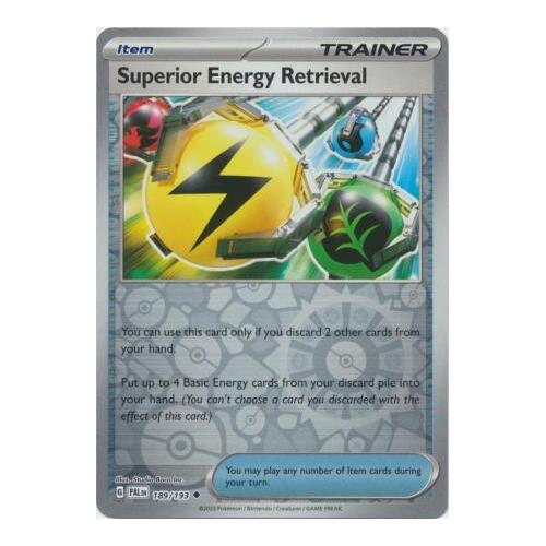 Super Enery Retrieval 189/167 SV Paldea Evolved Reverse Holo Uncommon Trainer Pokemon Card NEAR MINT TCG