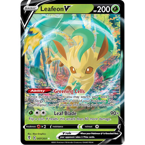 Leafeon-V (7/203), Busca de Cards