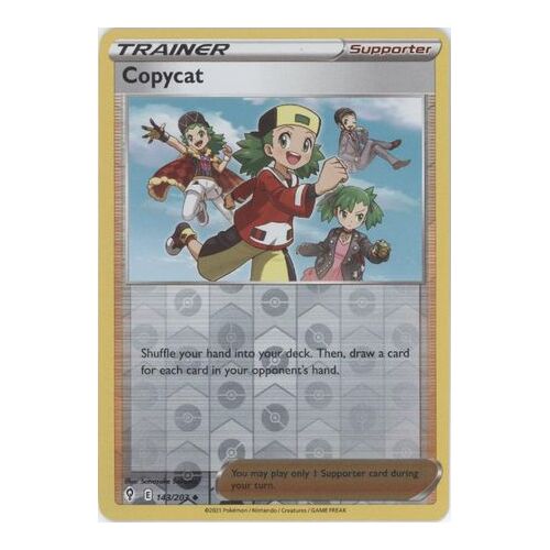 Copycat 143/203 SWSH Evolving Skies Reverse Holo Uncommon Trainer Pokemon Card NEAR MINT TCG