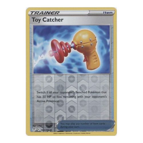 Toy Catcher 163/203 SWSH Evolving Skies Reverse Holo Uncommon Trainer Pokemon Card NEAR MINT TCG