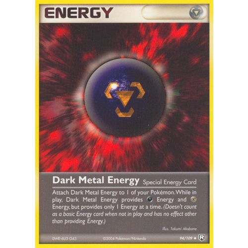 Dark Metal Energy 94/109 EX Team Rocket Returns Uncommon Pokemon Card NEAR MINT TCG